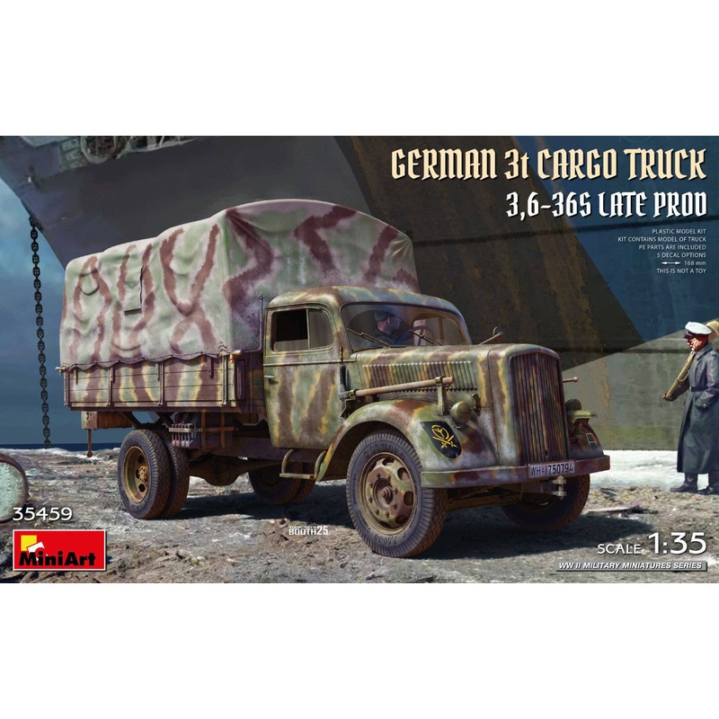 1/35 German 3t Cargo Truck 3.6-36S Late Prod