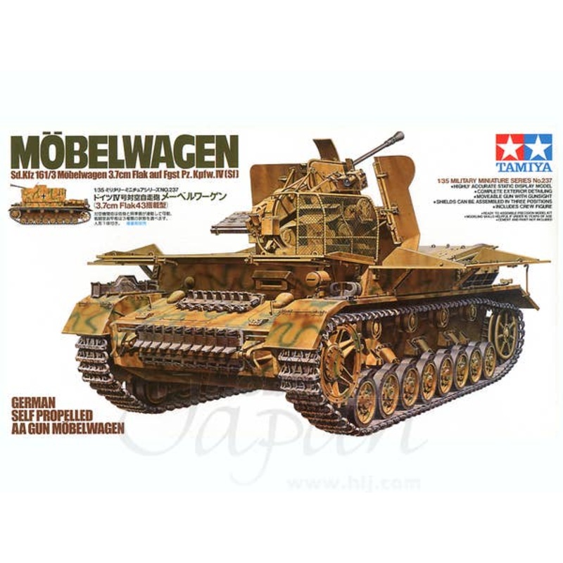 1/35 German Flakpanzer Moebelwagen 3.7cm Flak43
