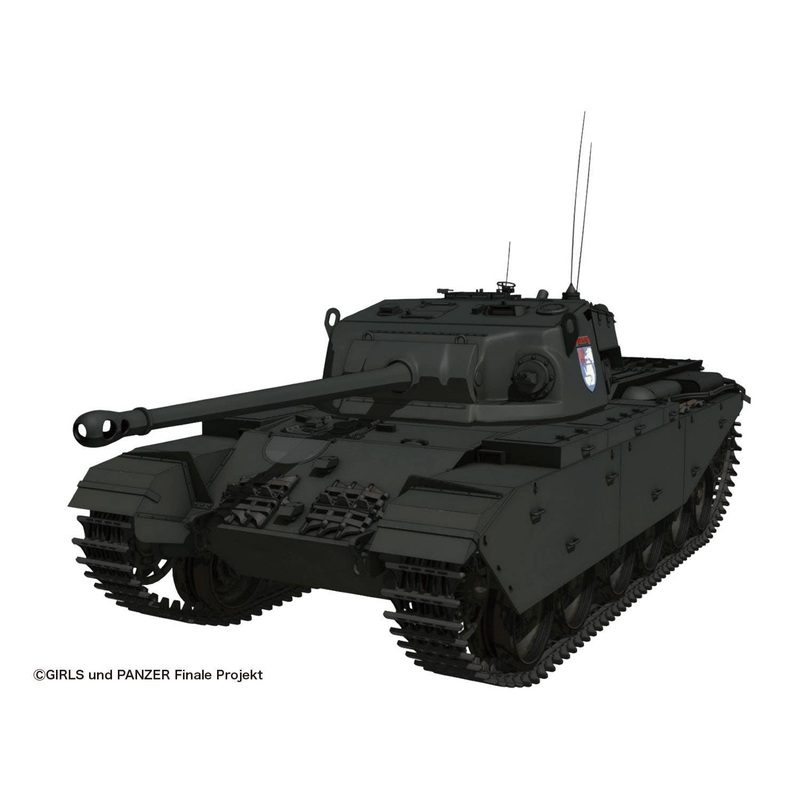 1/35 Girls & Panzer Final Chapter Cruiser Tank A41 Centurion St. Gloriana Girls Academy