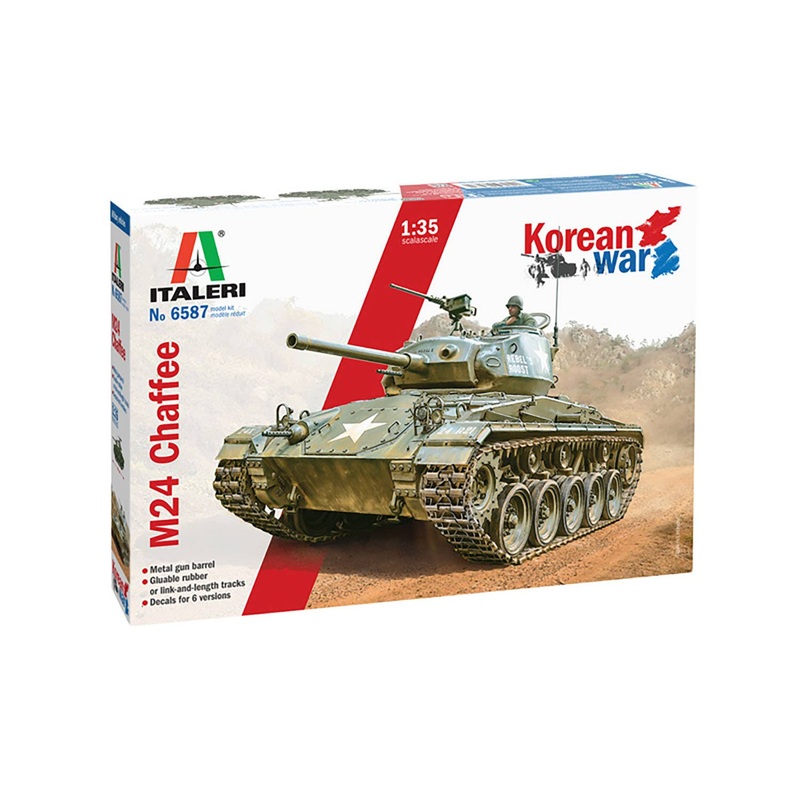 1/35 Liberal M24 Chaffee Light Tank Korean War Aluminum Barrel/6 Markings Included