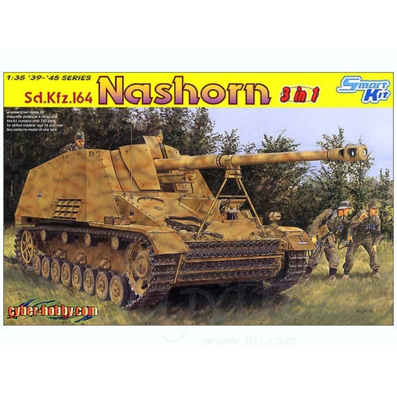 1/35 Sd.Kfz.164 Nashorn 3-in-1