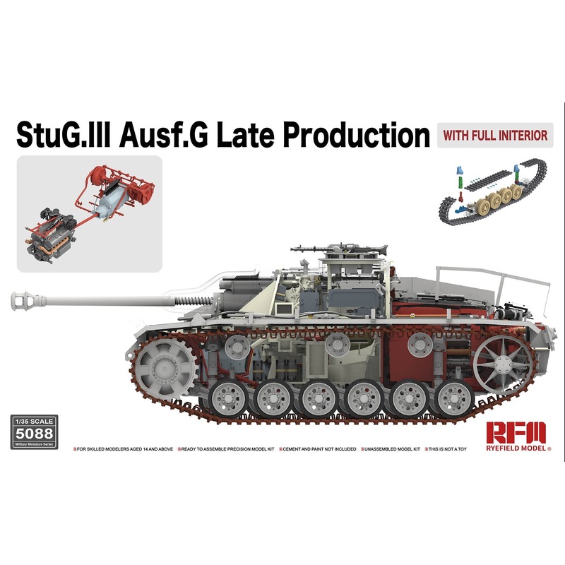 1/35 StuG.III Ausf.G Late Production with full interior