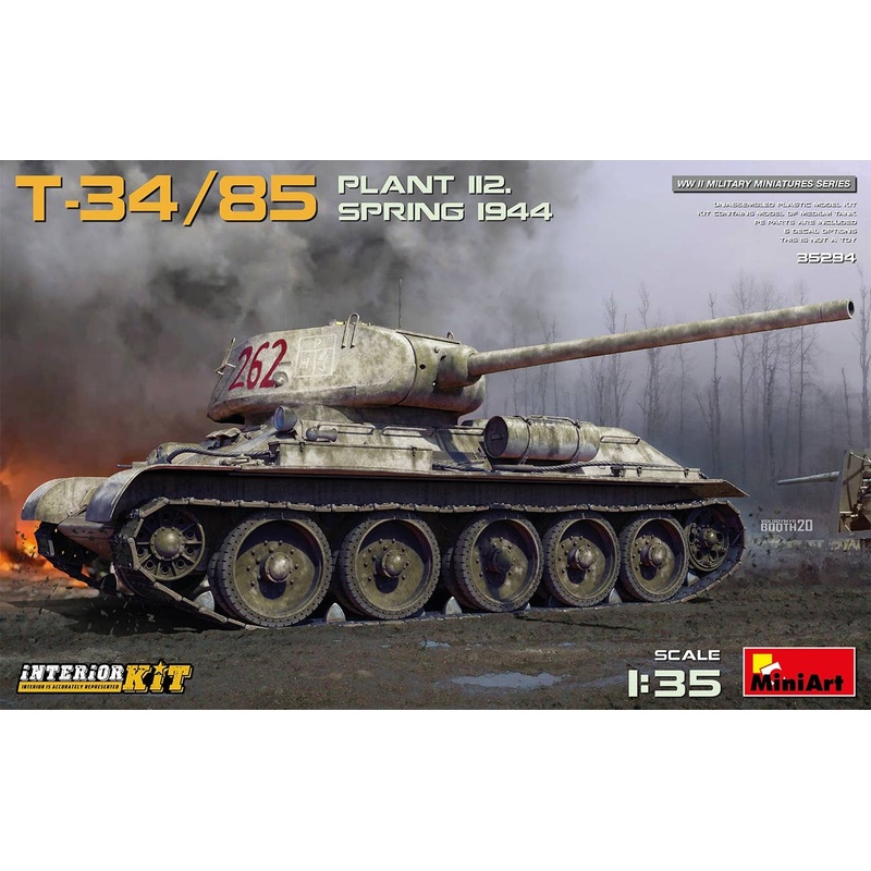 1/35 T-34 / 85 Made At 112th Factory (Spring 1944) Full Interior