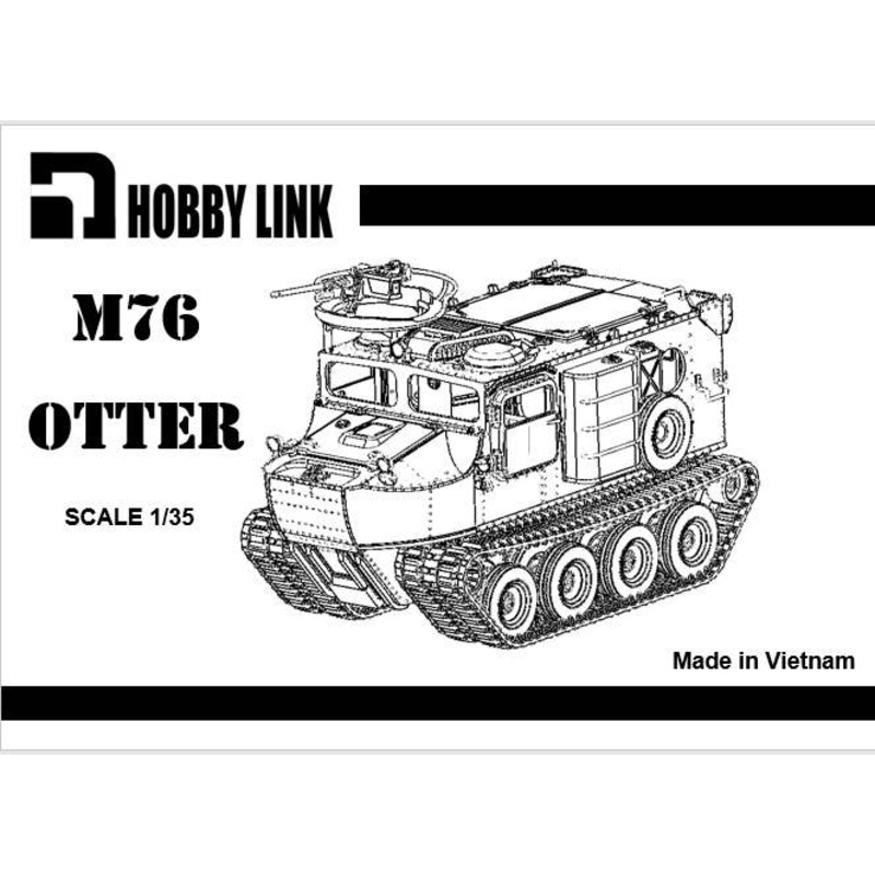 1/35 U.S. M76 Otter Amphibious Vehicle Full Kit