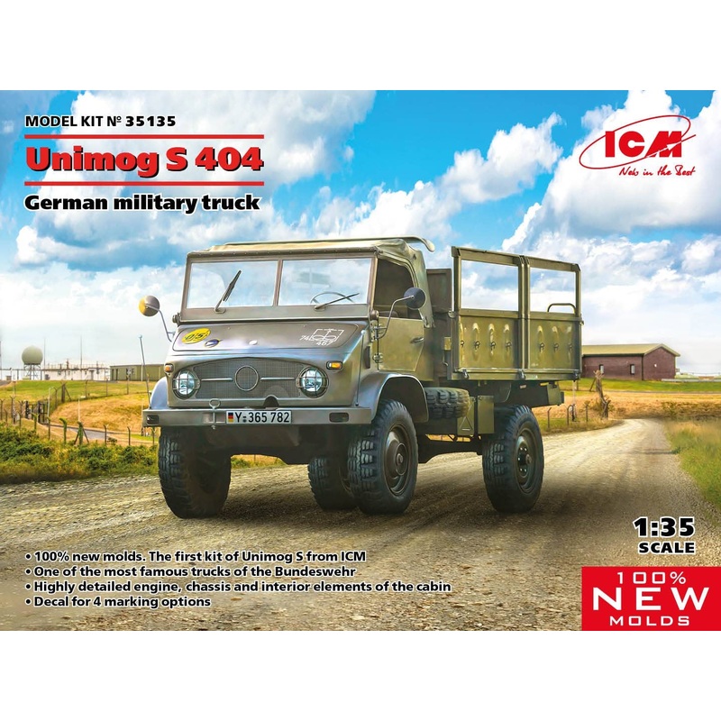 1/35 Unimog S404 German Military Truck