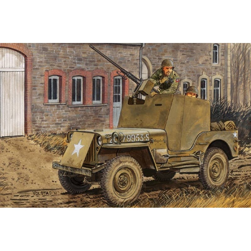 1/4 Ton Armored 4x4 Truck w/.50-cal Machine Gun Smart Kit