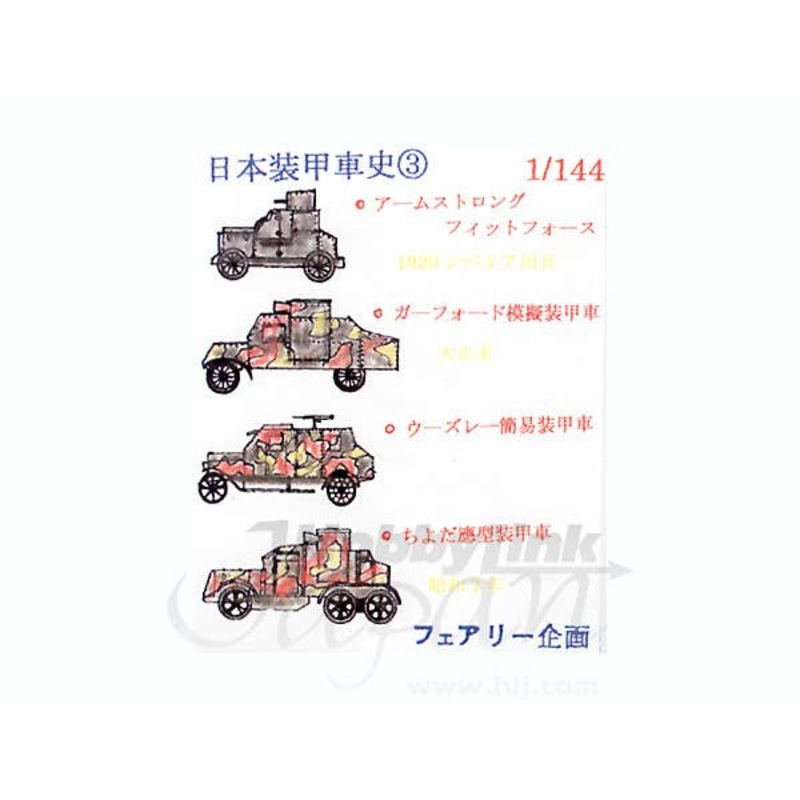 1/144 History of Japanese Armored Cars 3