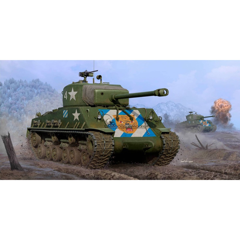 1/16 M4A3E8 Medium Tank - Late