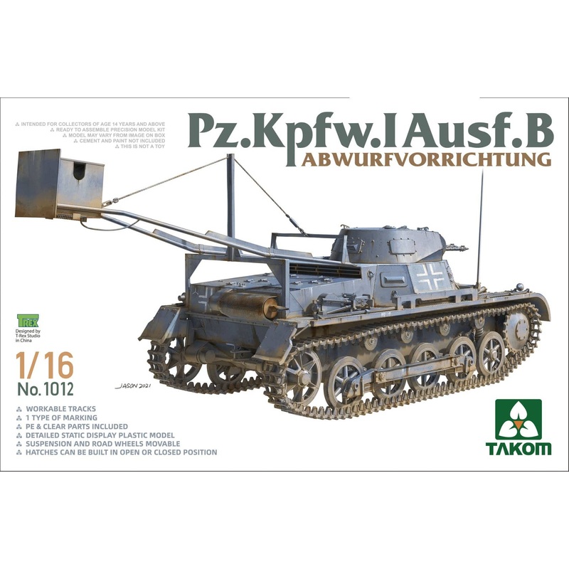 1/16 Panzer I Ausf. B (Pz.Kpfw. I Ausf.B) Abwurfvorrichtung