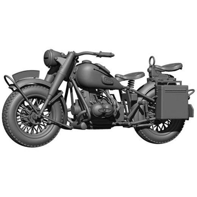 1/16 WWII German R75 Military Motorcycle