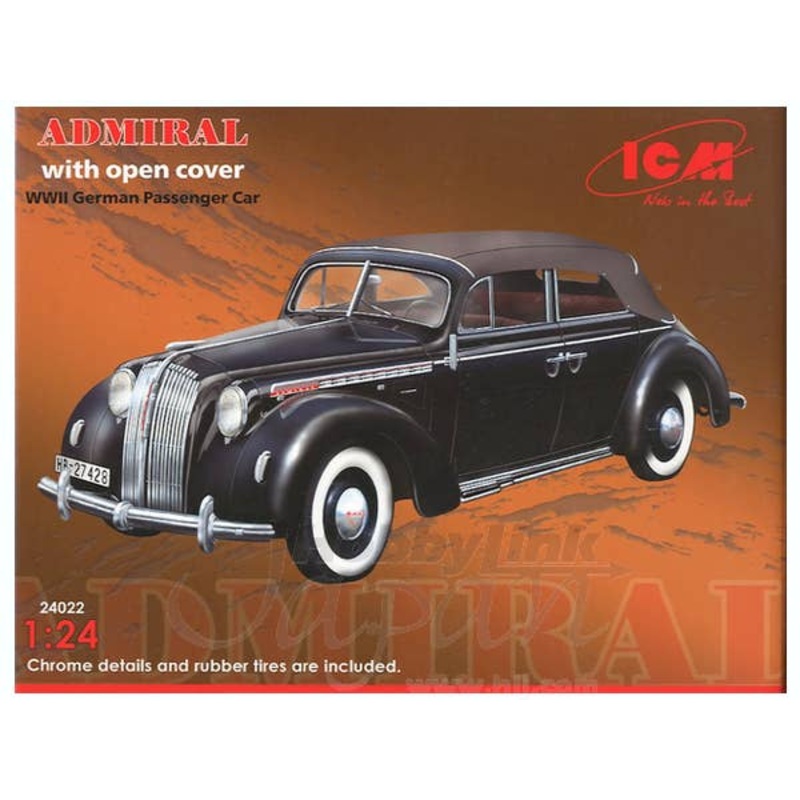1/24 German Admiral w/Cover Top