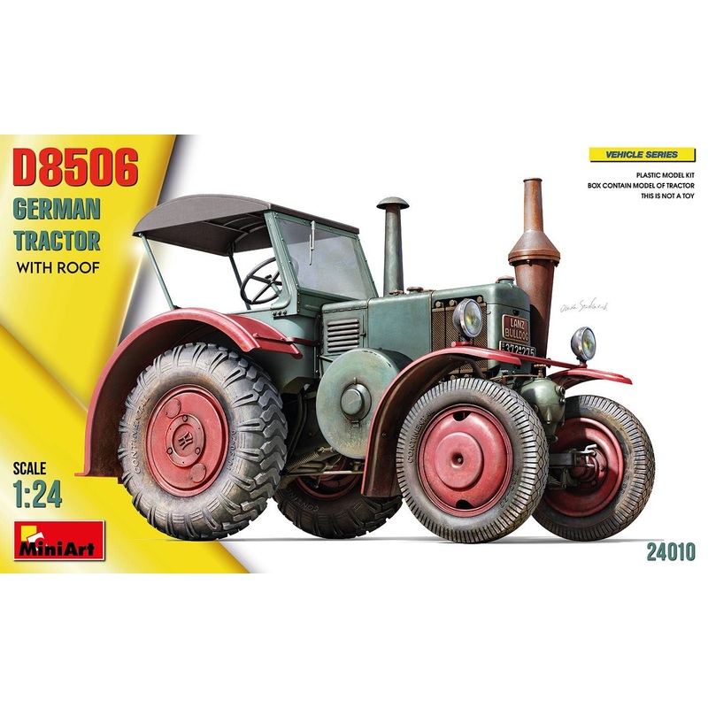 1/24 German Tractor D8506 With Roof