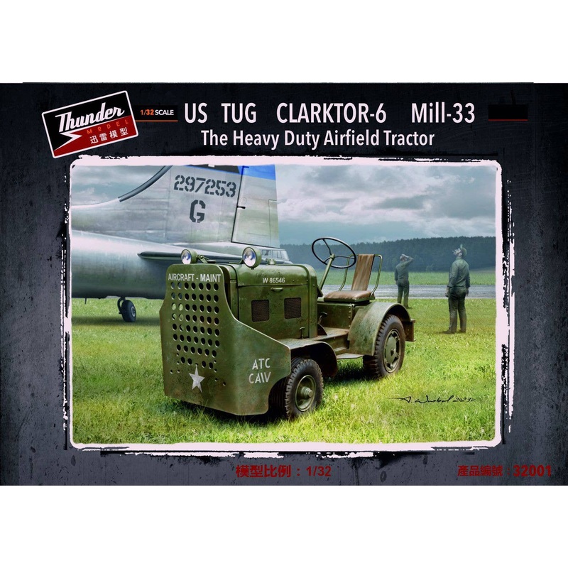 1/32 Mill-33 type for US-UK Clarktor 6 Towing Tractor