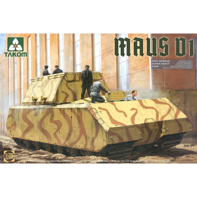 1/35 WWII German Super Heavy Tank Maus V1