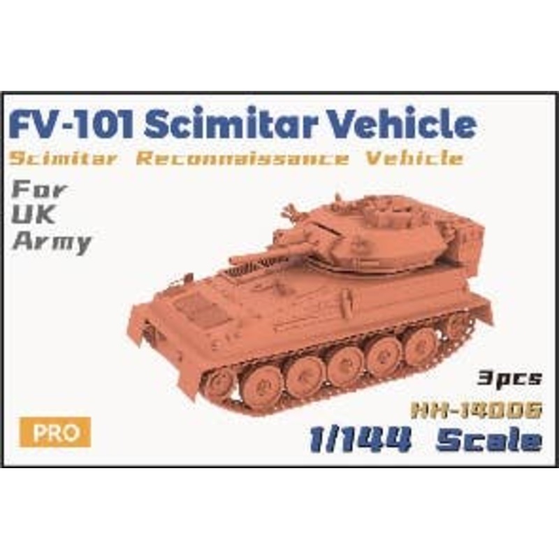 1/144 British FV101 Scorpion Armored Reconnaissance Vehicle