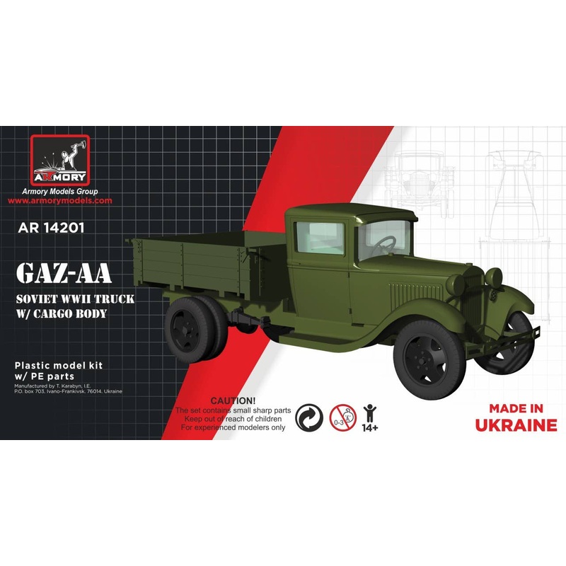 1/144 GAZ-AA Soviet WWII Cargo Truck
