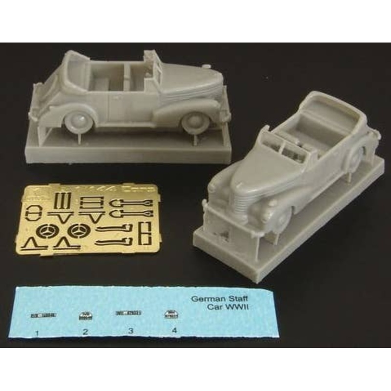 1/144 German Staff Car Cabrio Resin Kit (2pcs)