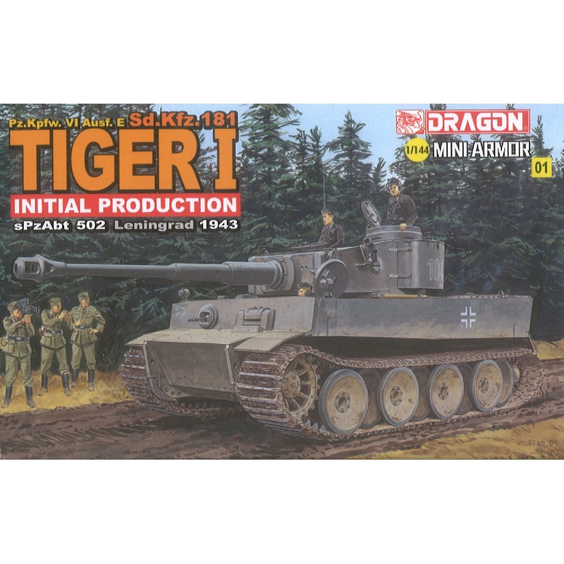 1/144 Pz.Kpfw. VI Ausf. E Sd.Kfz. 181 Tiger I Initial Production s.Pz.Abt. 502 Leningrad 1943