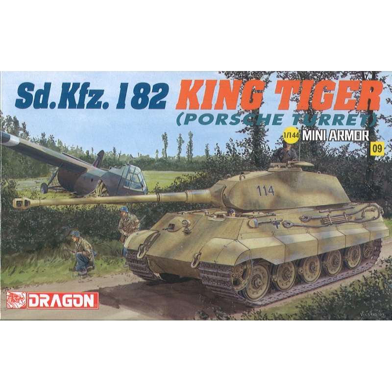 1/144 Sd.Kfz. 182 King Tiger (Porsche Turret)