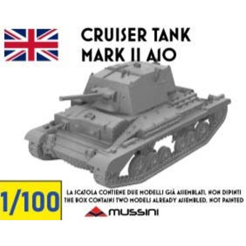 1/100 Cruiser tank Mark II A10 (2 pieces)