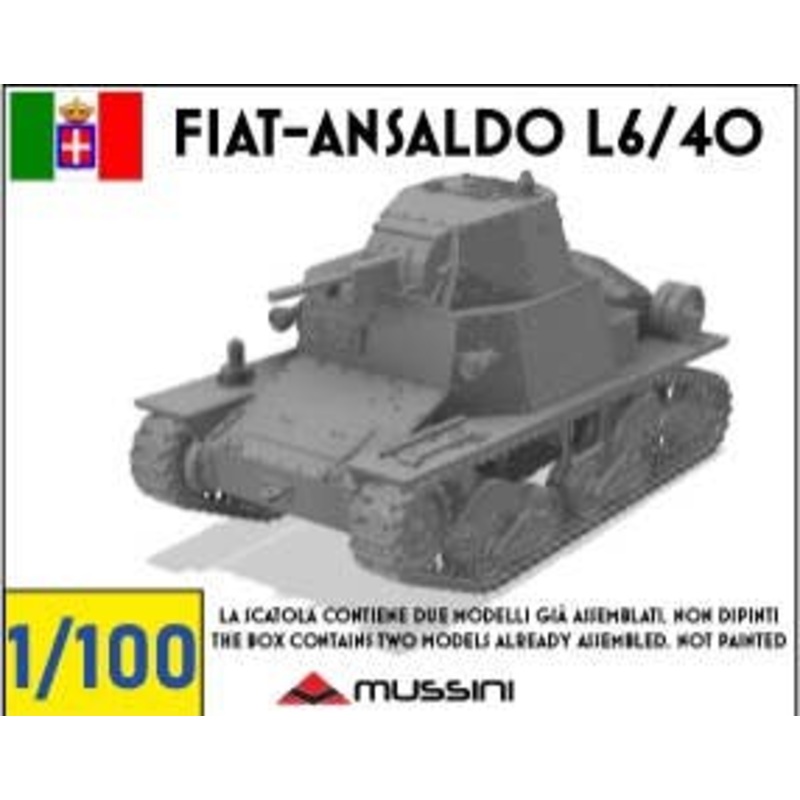1/100 Fiat-Ansaldo L6/40 (2 pieces)