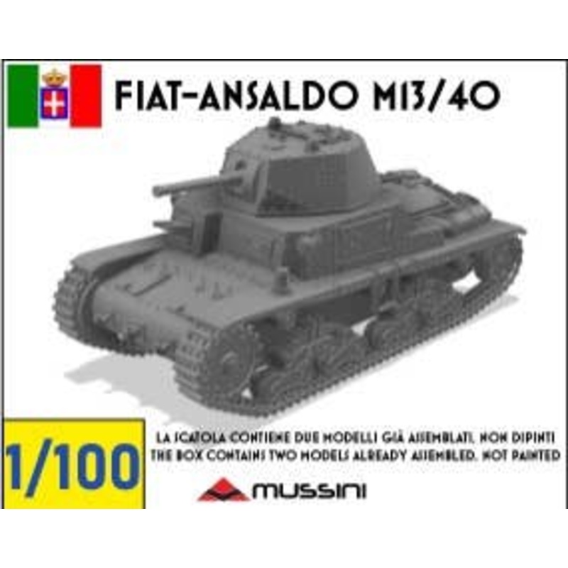 1/100 Fiat-Ansaldo M13/40 (2 pieces)
