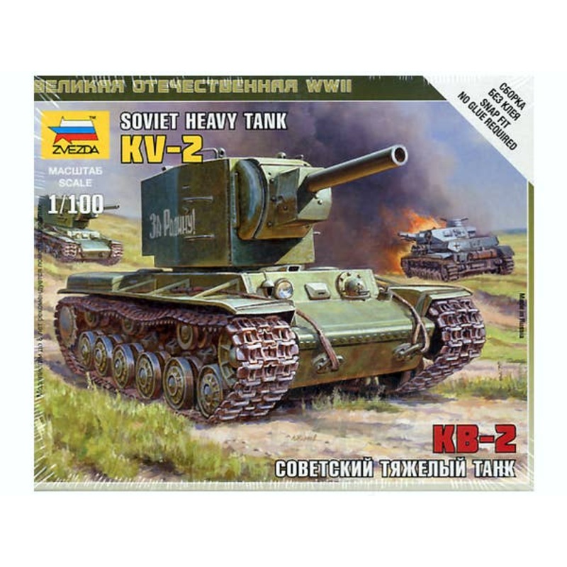 1/100 KV-2 Heavy Soviet Tank