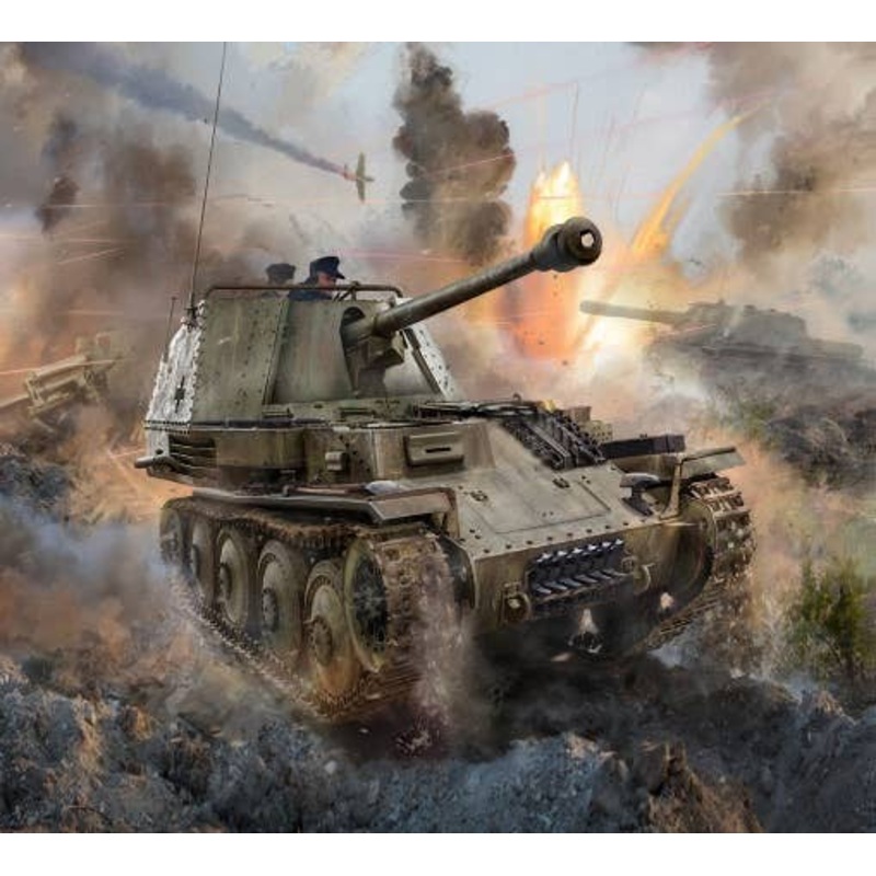 1/100 Marder III German Anti-Tank Self-propelled Gun