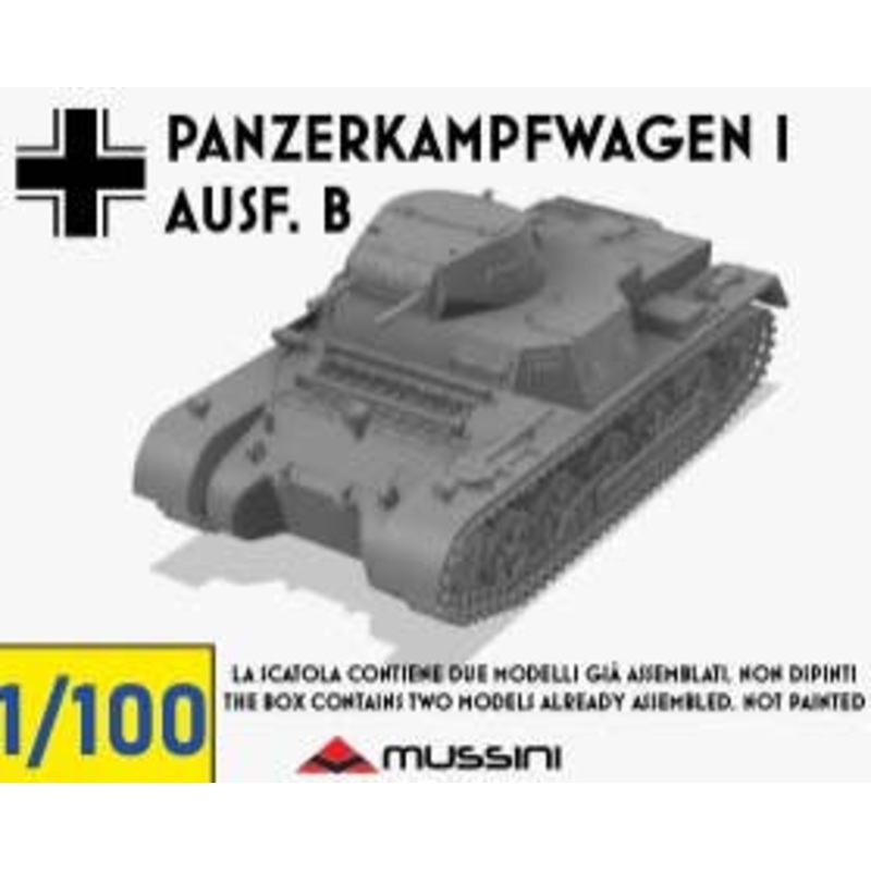 1/100 Panzerkampfwagen I Ausf. B (2 pieces)