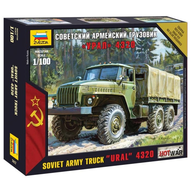 1/100 Soviet Army Truck Ural 4320