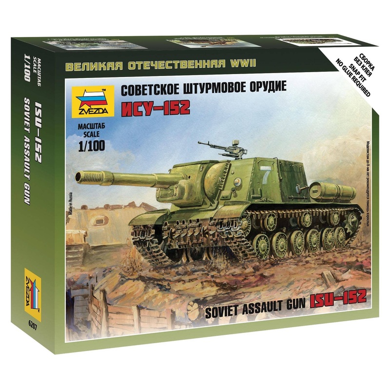 1/100 Soviet SPG ISU-152