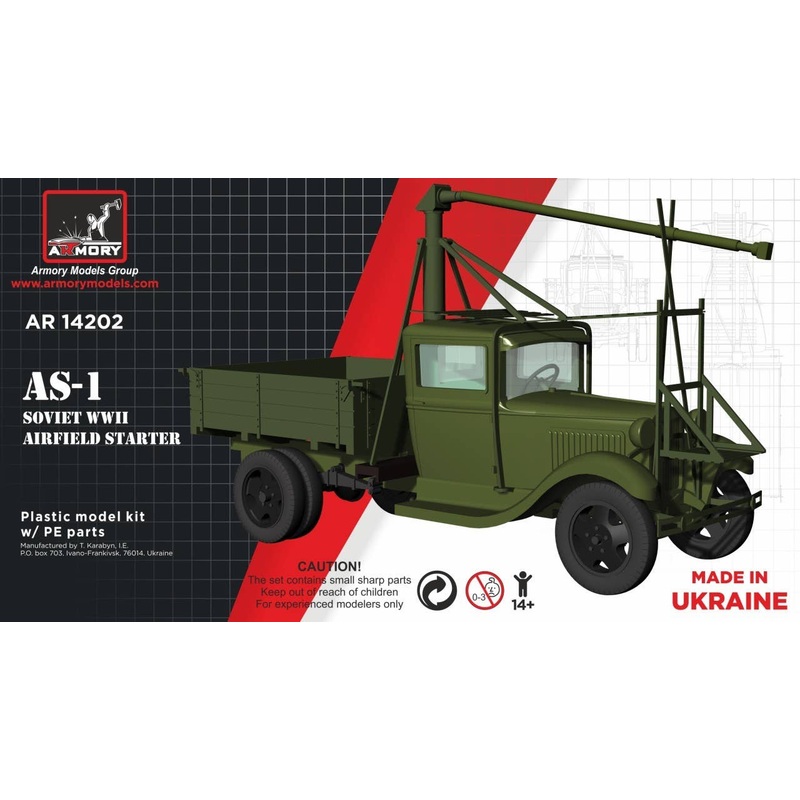 1/144 AS-1 Soviet WWII Airfield Starter on GAZ-AA Chassis
