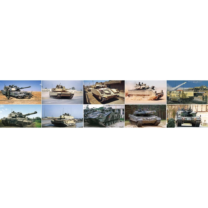 1/144 Mini Armor Series Vol.2 Modern Vehicle Collection: 1Box (10pcs)