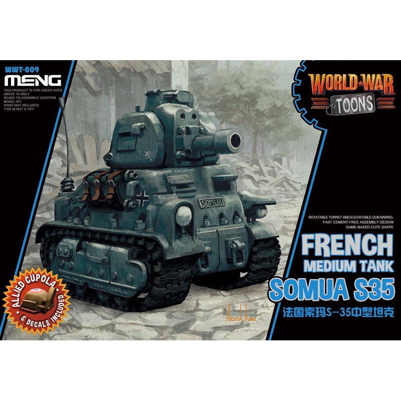 World War Toons French Medium Tank Somua S35