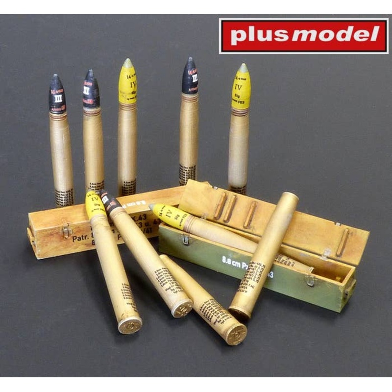 1/35 8,8 cm ammunition for KwK 43 - Tiger II, Pak 43, Jagdpanther, Elefant
