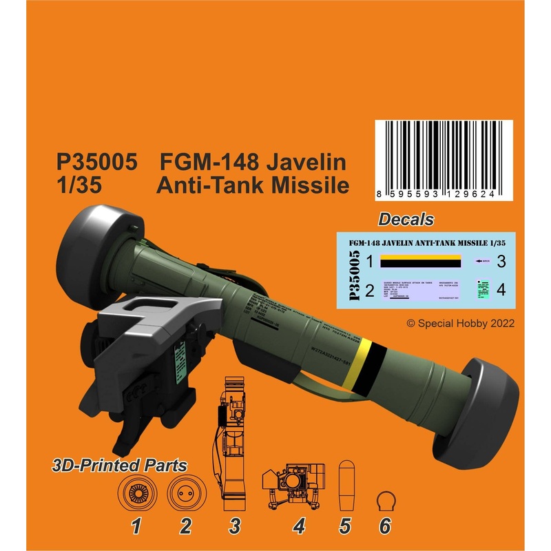 1/35 FGM-148 Javelin Anti-Tank Missile