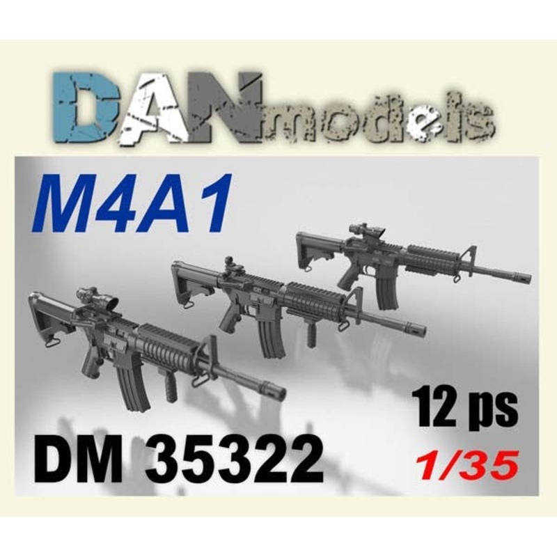 1/35 M4A1 rifle 12pc (3 types x4)