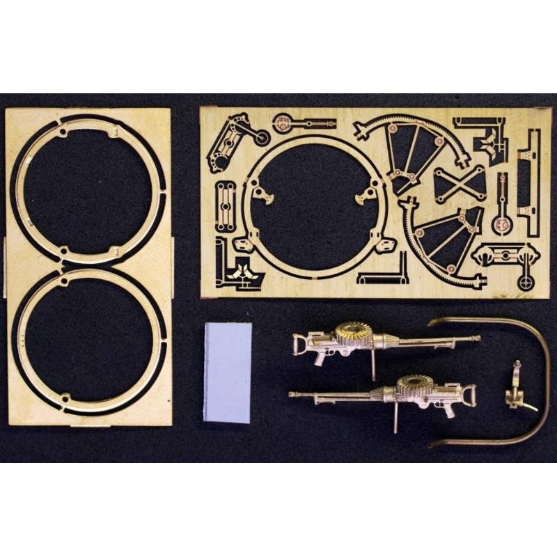 1/48 Stripped Lewis Mk I twin MG with a shortened radiator on the Scarff ring (UK)