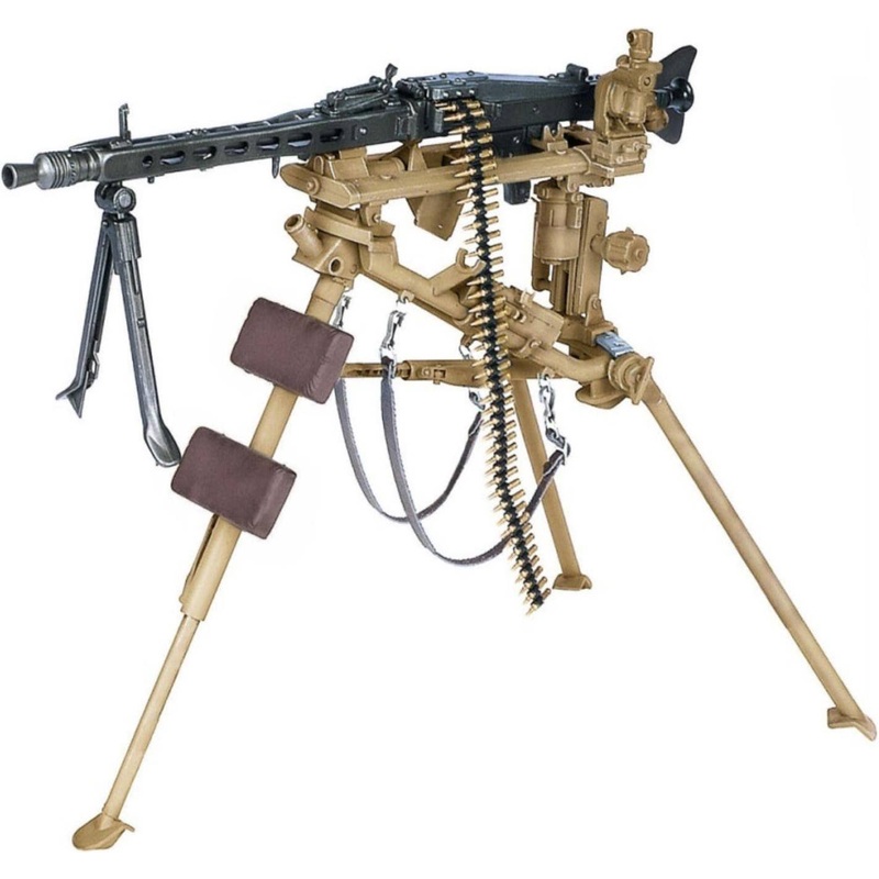 1/6 WW.II German MG42 Machine Gun w/Dedicated Tripod (Rafette)