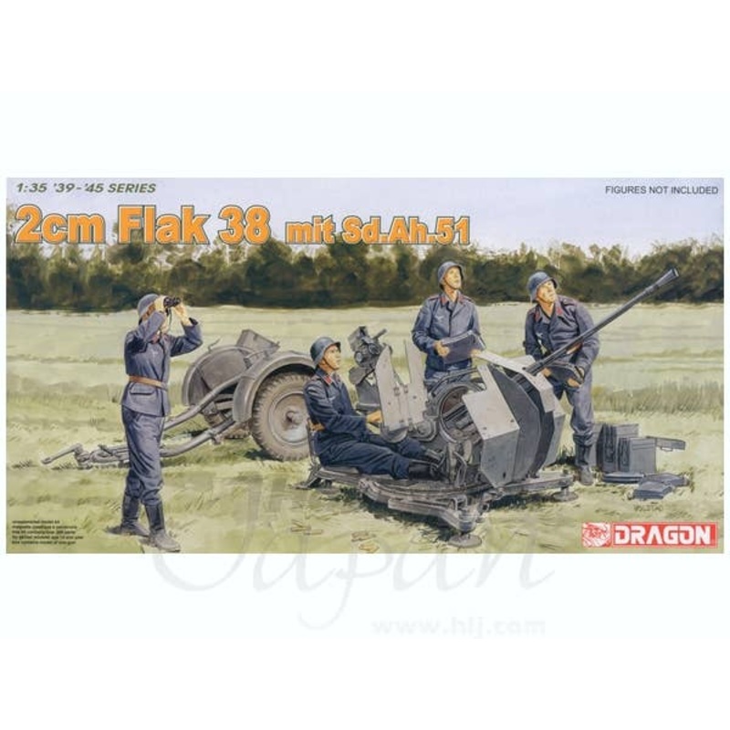 1/35 2cm Flak 38 w/Sd.Ah. 51 Trailer