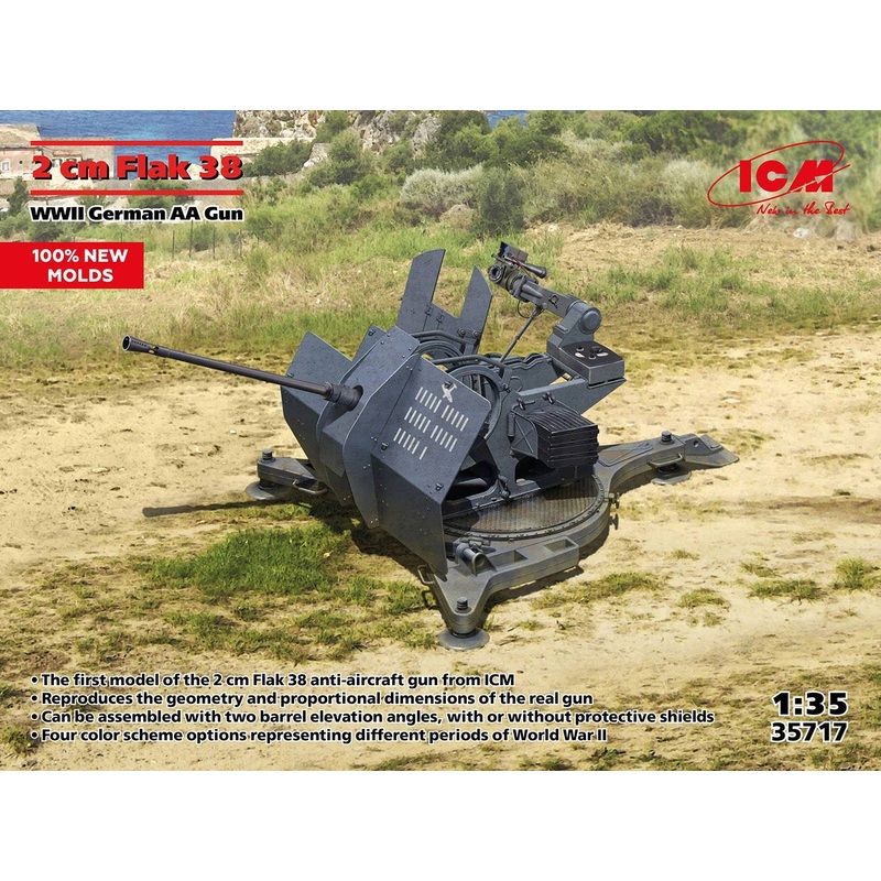 1/35 2cm Flak 38 WWII German AA Gun