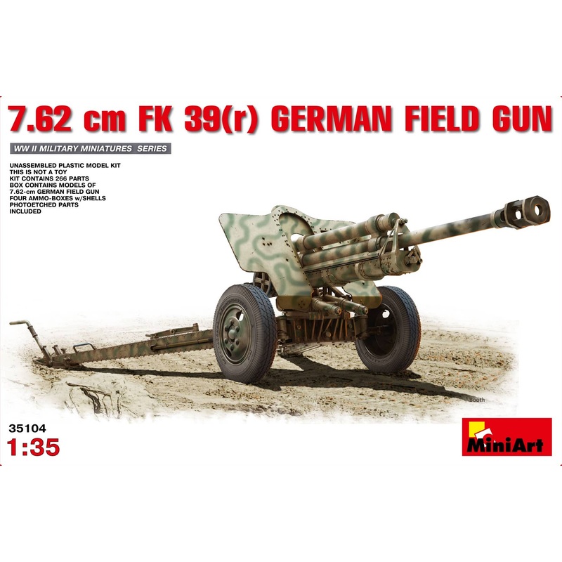 1/35 7.62 cm FK 39(r) German Field Gun