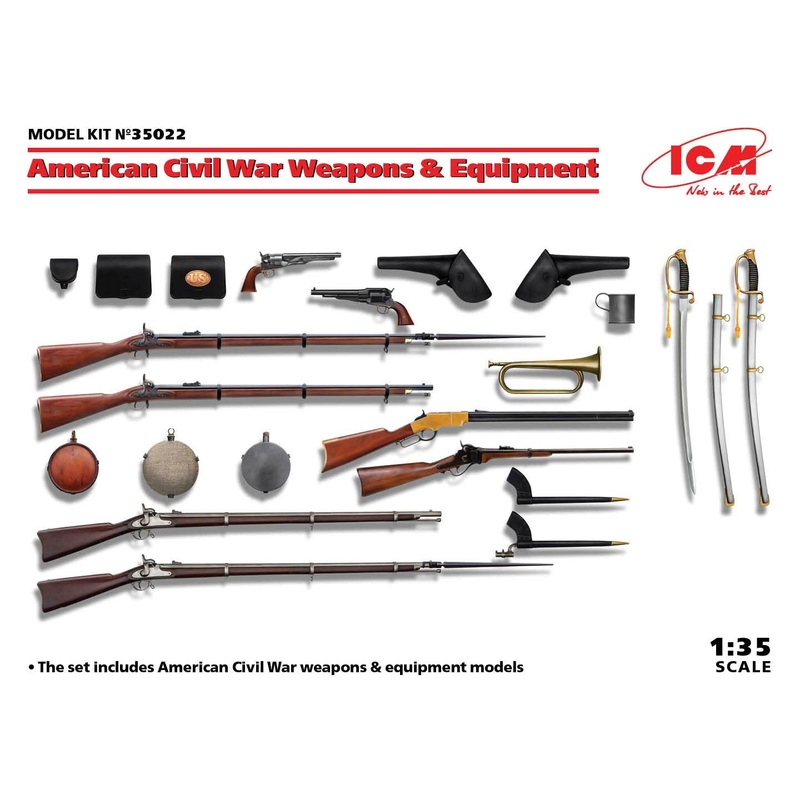 1/35 American Civil War Weapons & Equipment Set