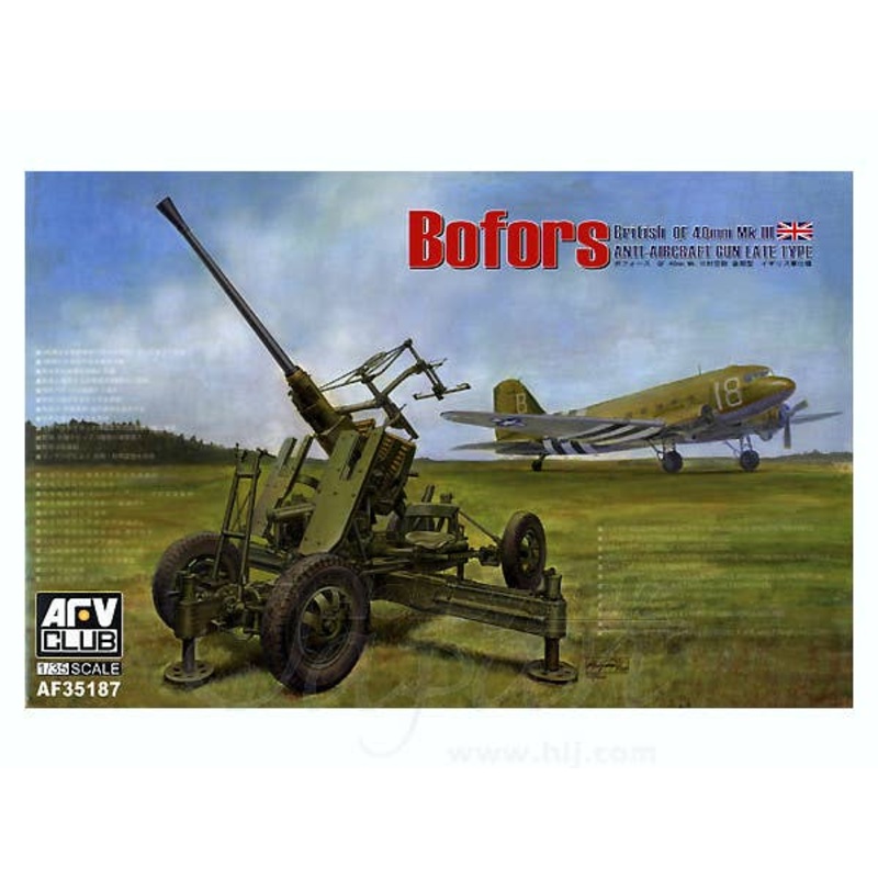 1/35 Bofors British QF 40mm Mk.III Anti-Aircraft Gun Late Type
