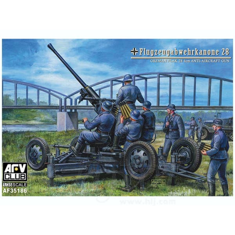1/35 German FlaK 28 4cm Anti-Aircraft Gun
