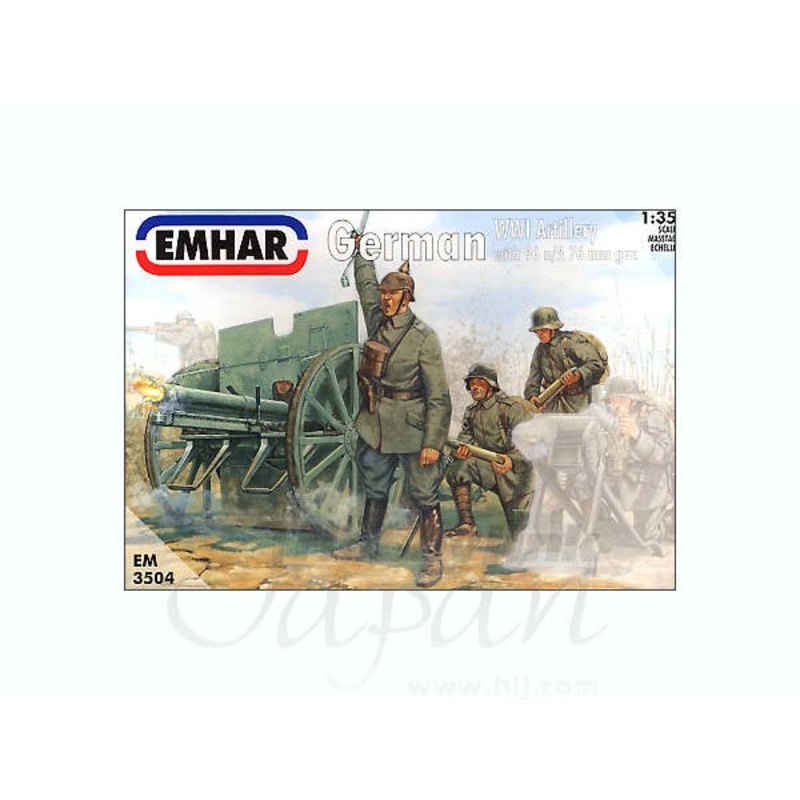 1/35 German WWI Artillery with 96 n/A 76mm Gun