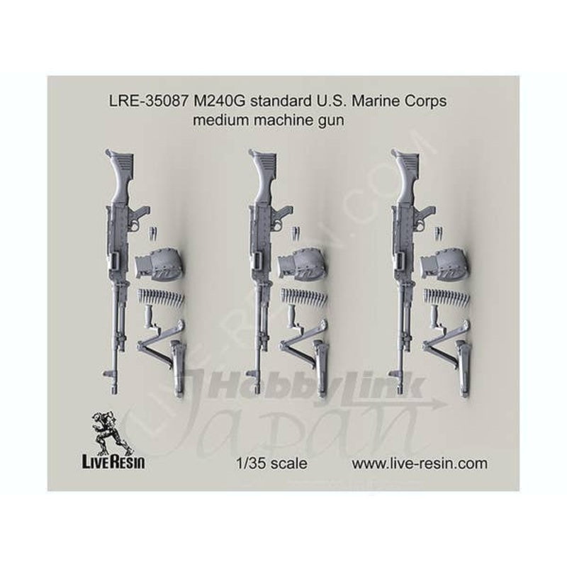 1/35 M240G Standard U.S. Marine Corps Medium Machine Gun