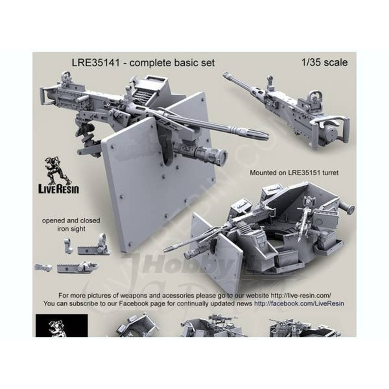 1/35 M3D/Dragon M-50 .50 Caliber Machine Gun on MK93 MG Mount System