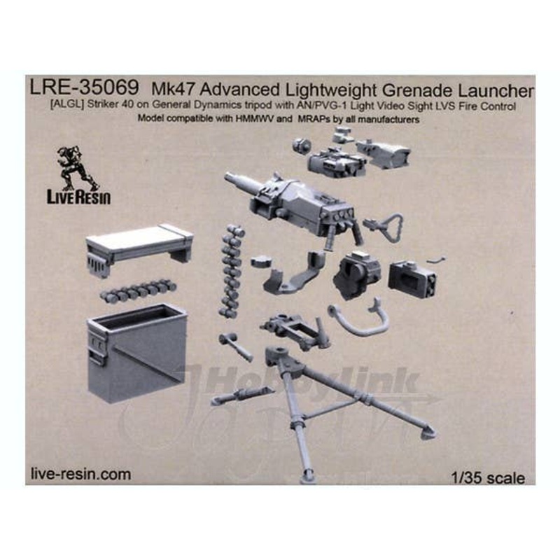 1/35 Mk47 ALGL Striker 40 on General Dynamics Tripod with AN/PVG-1