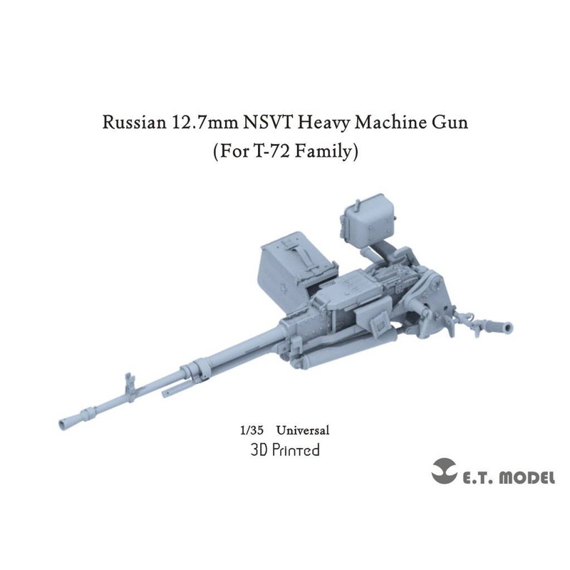 1/35 Modern Russian 12.7mm NSVT Heavy Machine Gun (for T-72 Main Battle Tank Series Manufactured by Various Companies)
